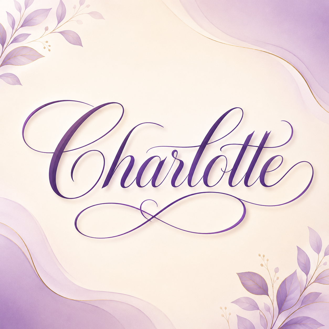 Curvioo 的 Charlotte 花体预览