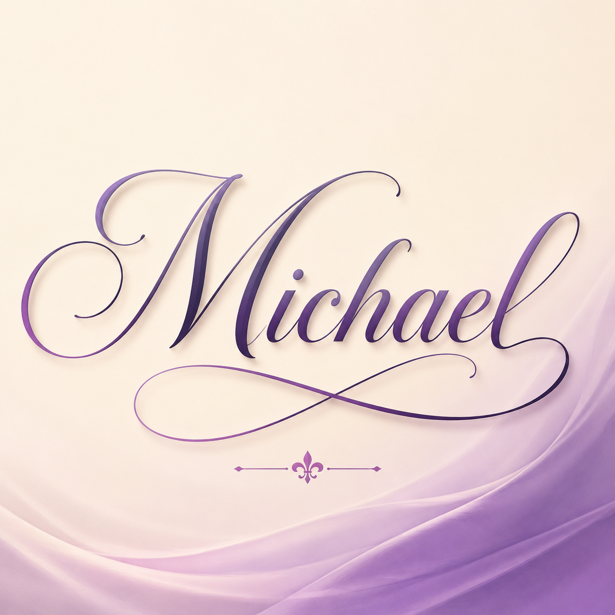 Curvioo 的 Michael 花体预览