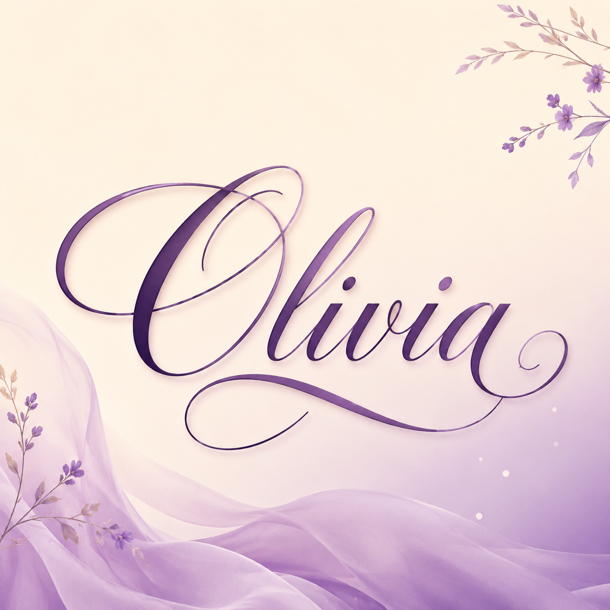 Curvioo 的 Olivia 花体预览