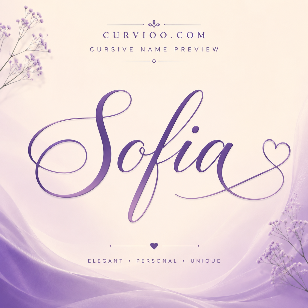 Curvioo 的 Sofia 花体预览