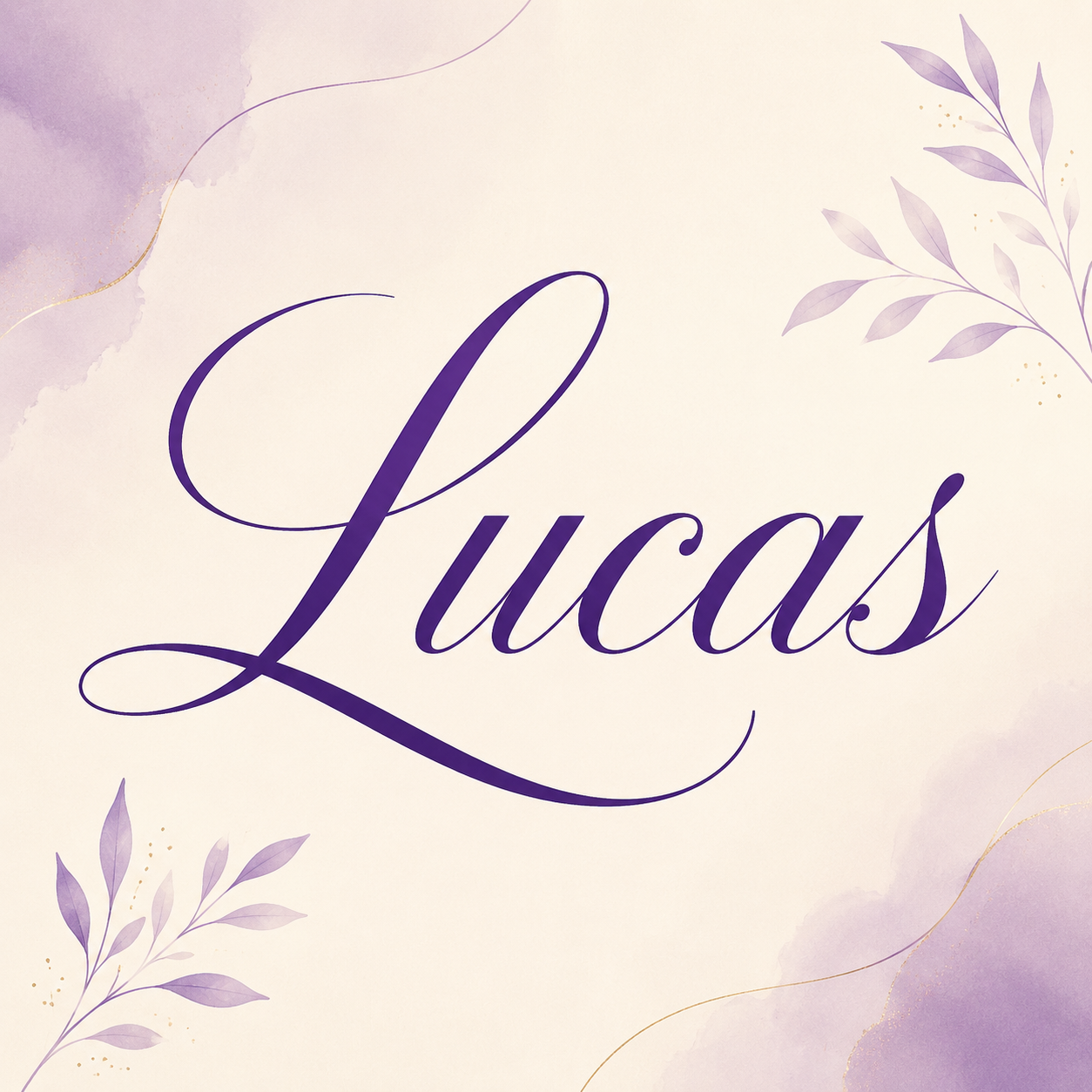 Curvioo cursive preview for the name Lucas