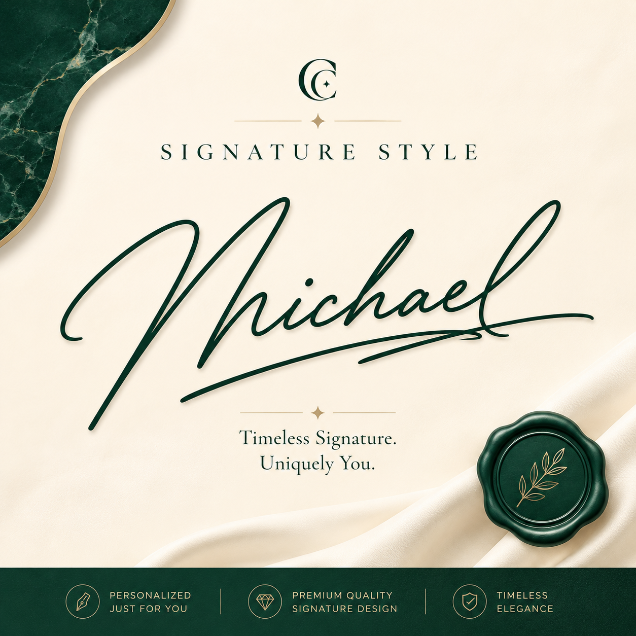 Curvioo signature preview for Michael